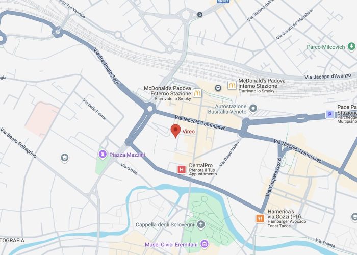 Mappa Stradale Vireo Padova